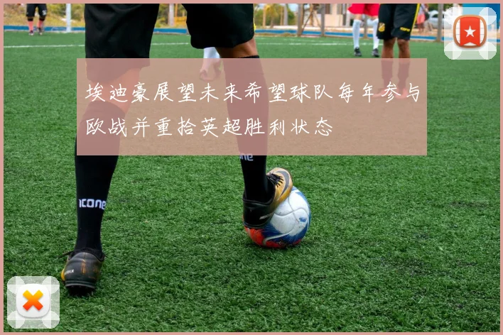 埃迪豪展望未来希望球队每年参与欧战并重拾英超胜利状态